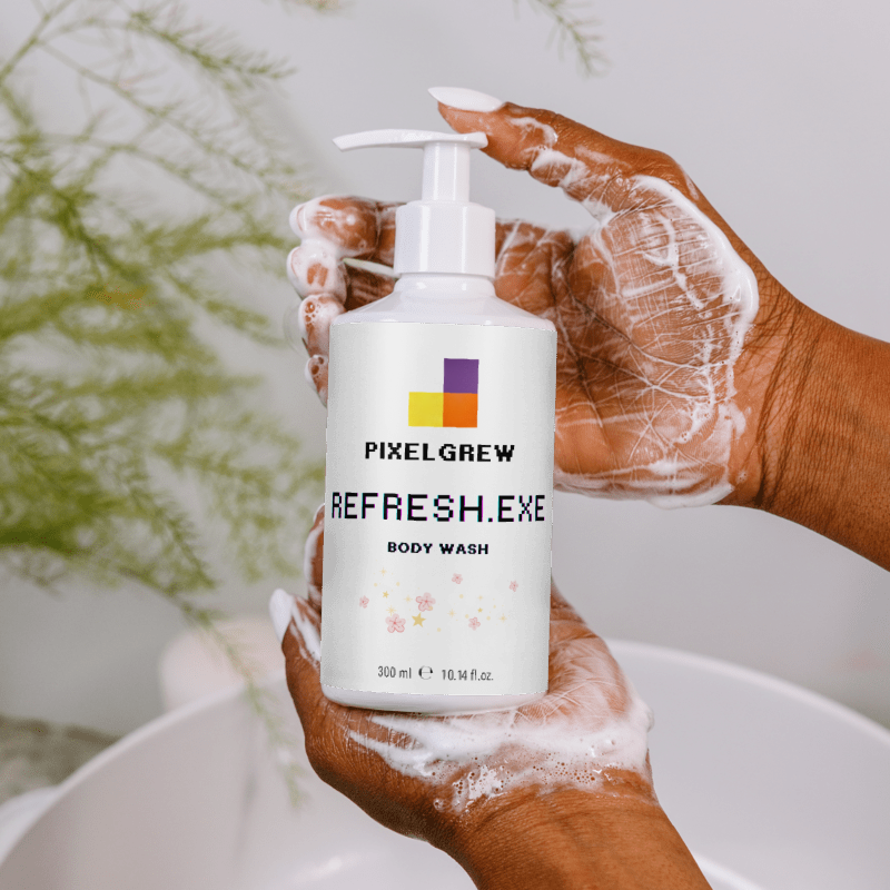 PixelGrew Floral hand & body wash